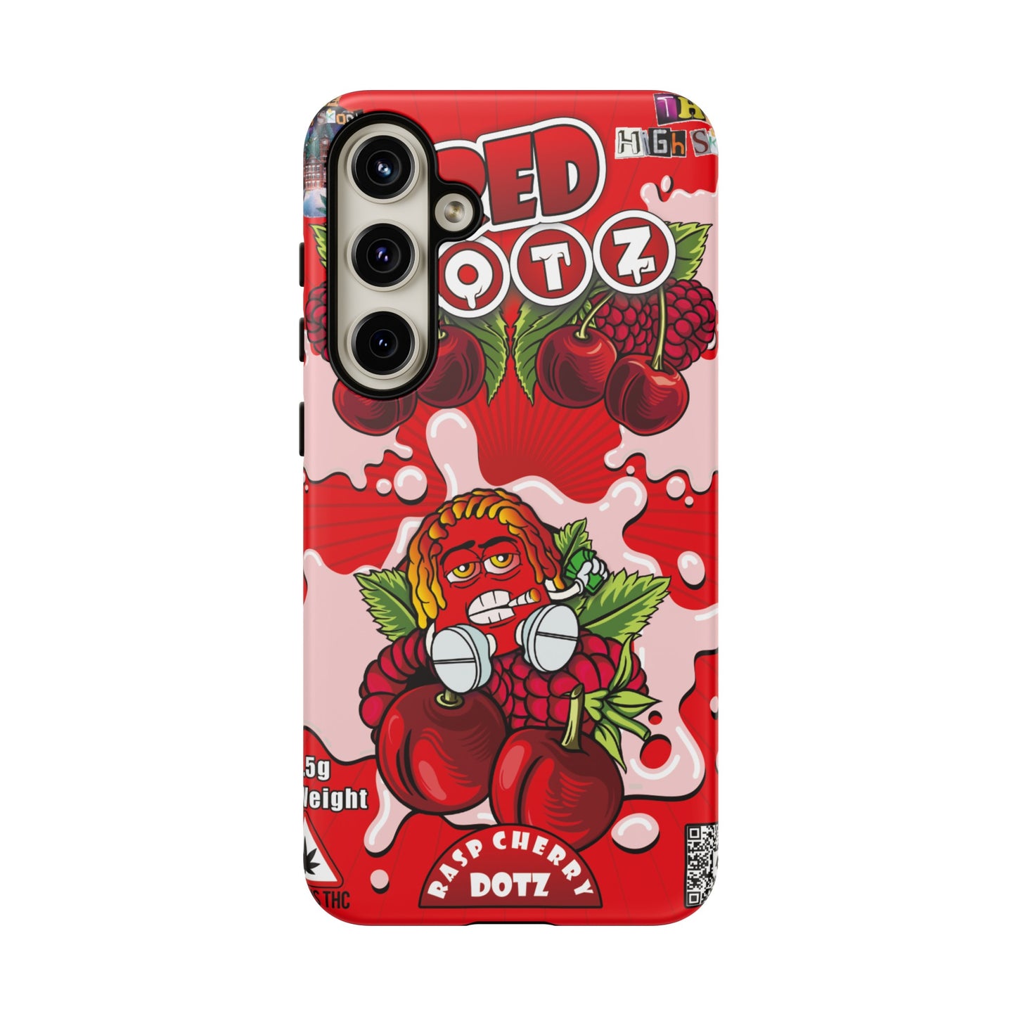 Red DOTZ Tough Cases