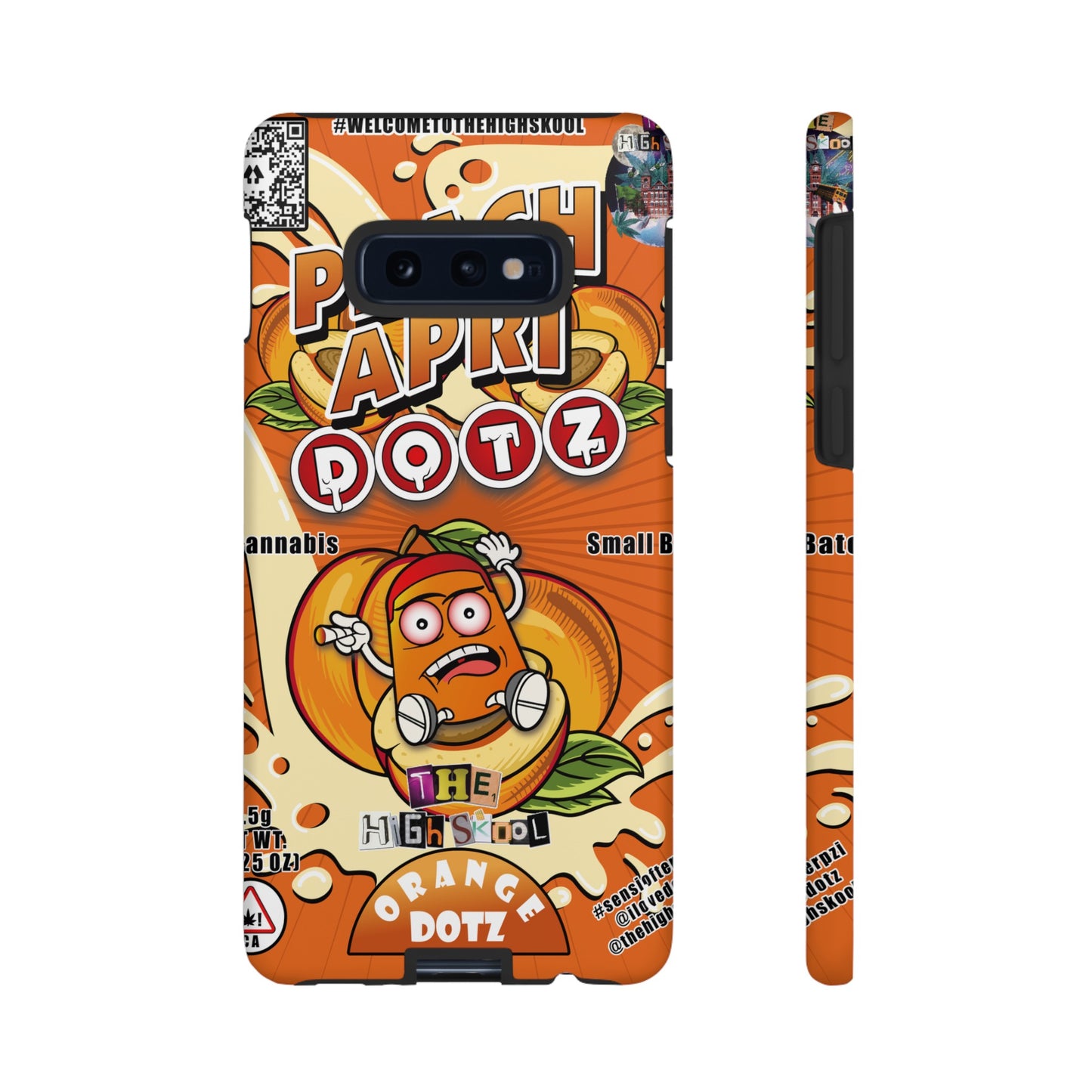 Orange DOTZ Tough Cases