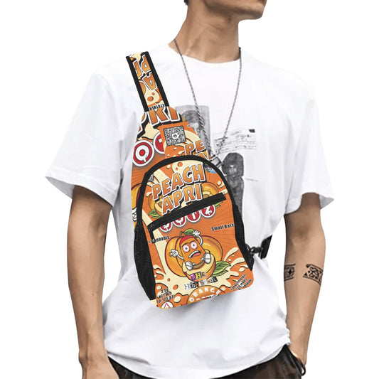 Orange DOTZ Chest Bag