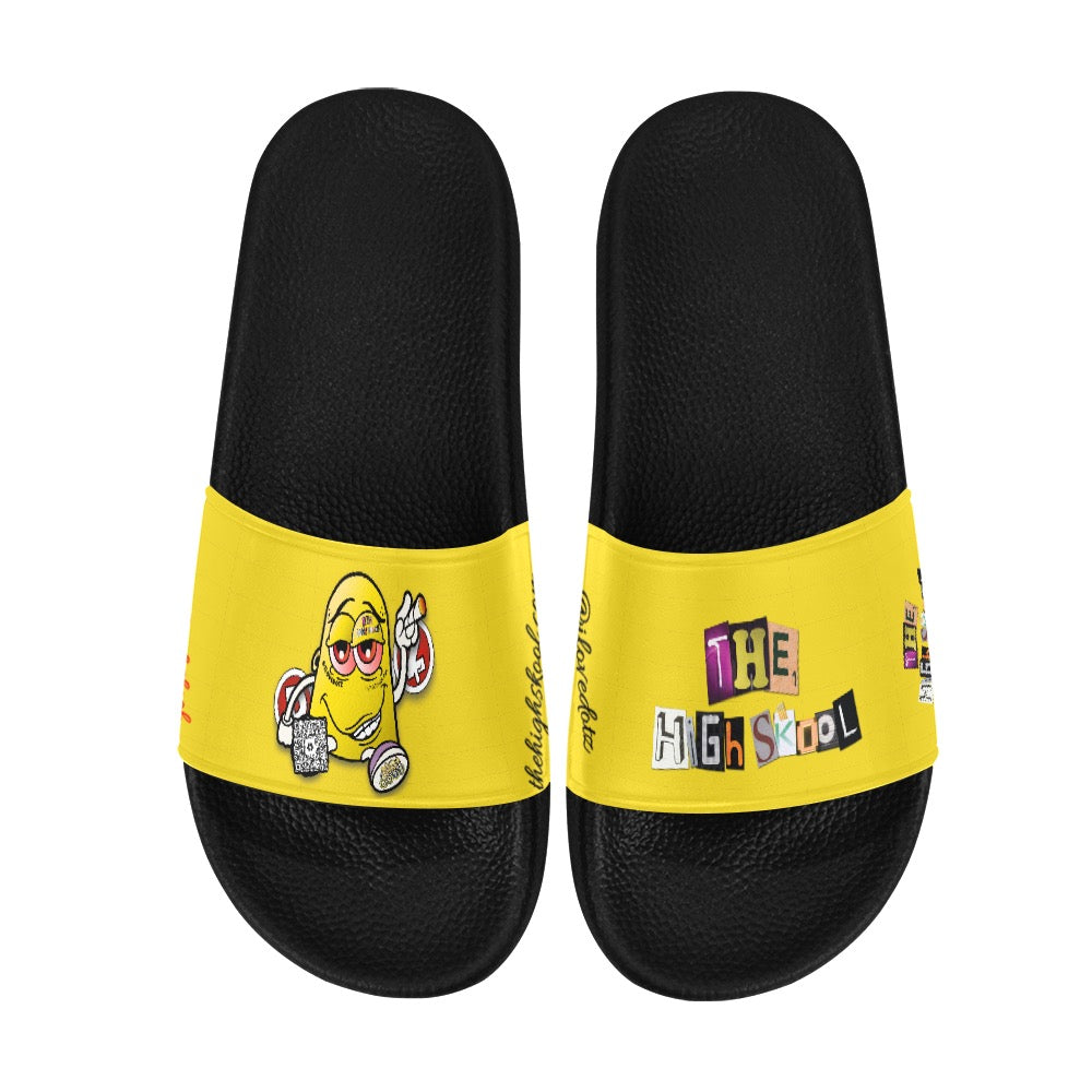 Yellow DOTZ Men's Slide Sandals