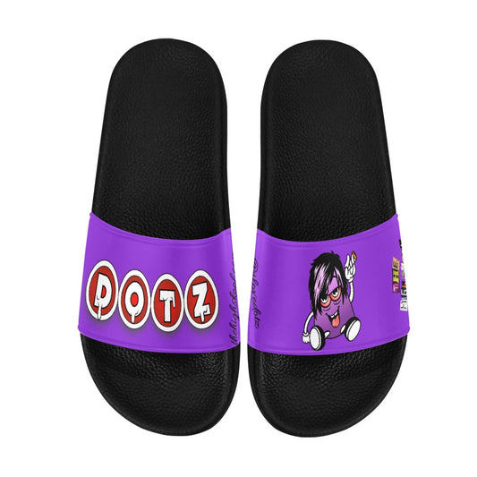 Purple DOTZ Men's Slide Sandals