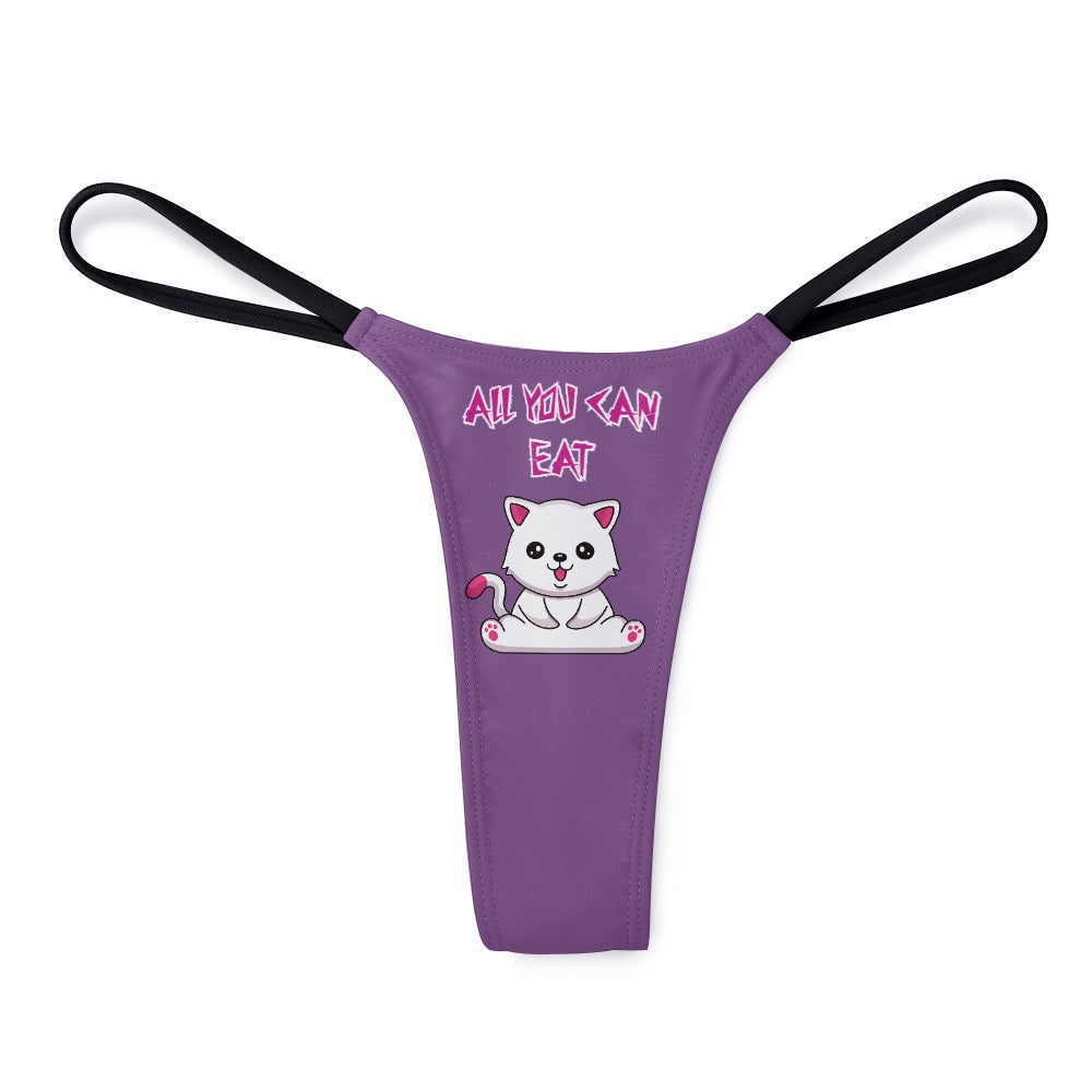 "ALL YOU CAN EAT" Ladies Thin Thong