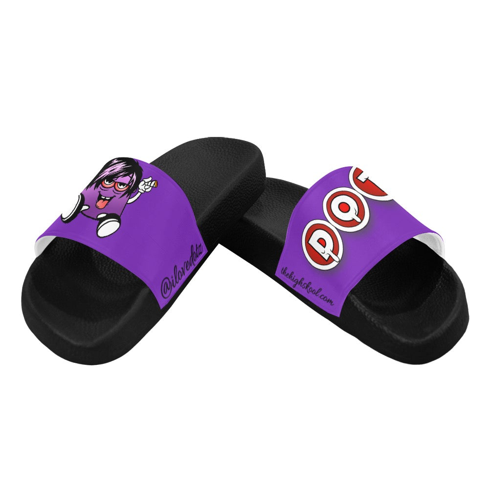 Purple DOTZ Women's Slide Sandals