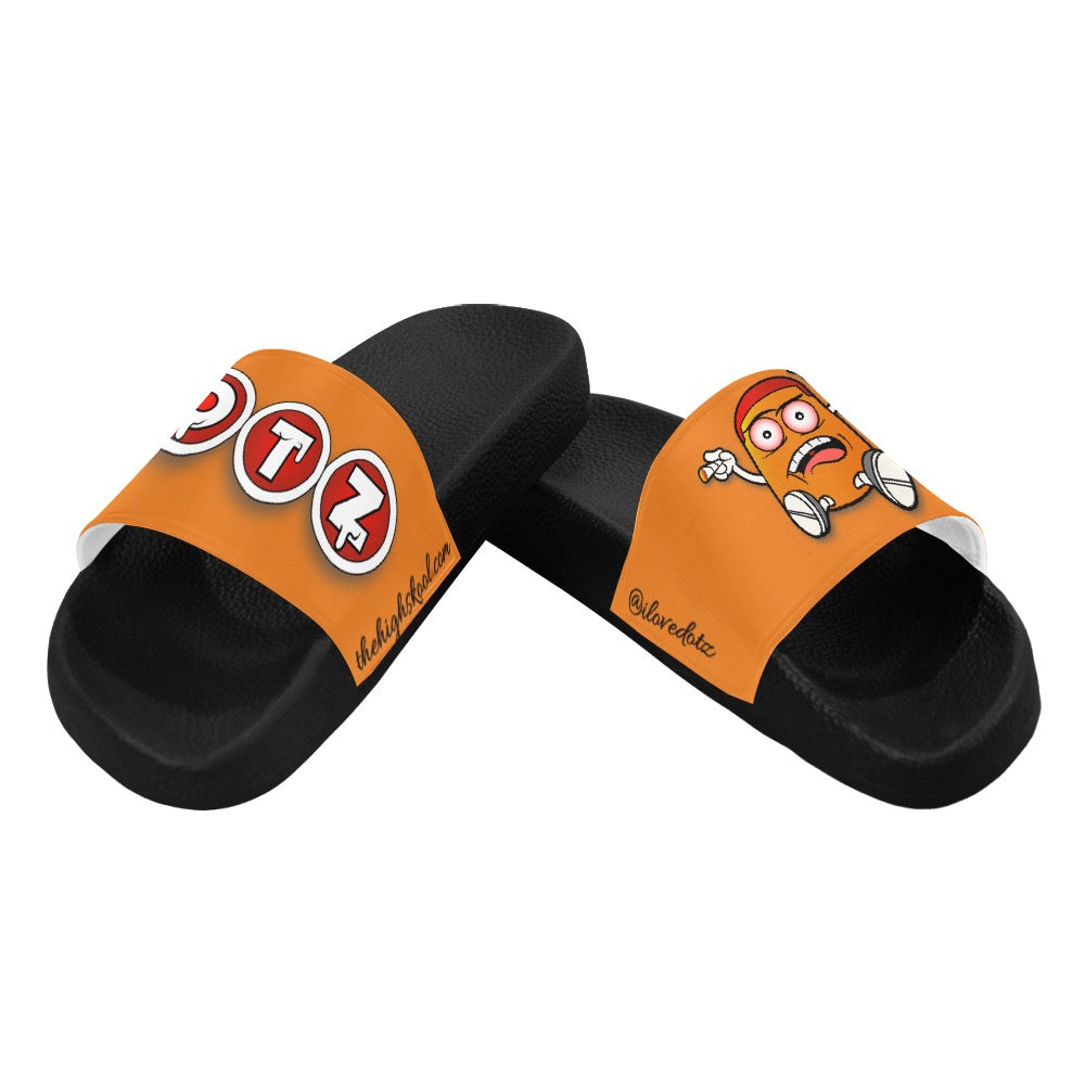 Orange DOTZ Men's Slide Sandals