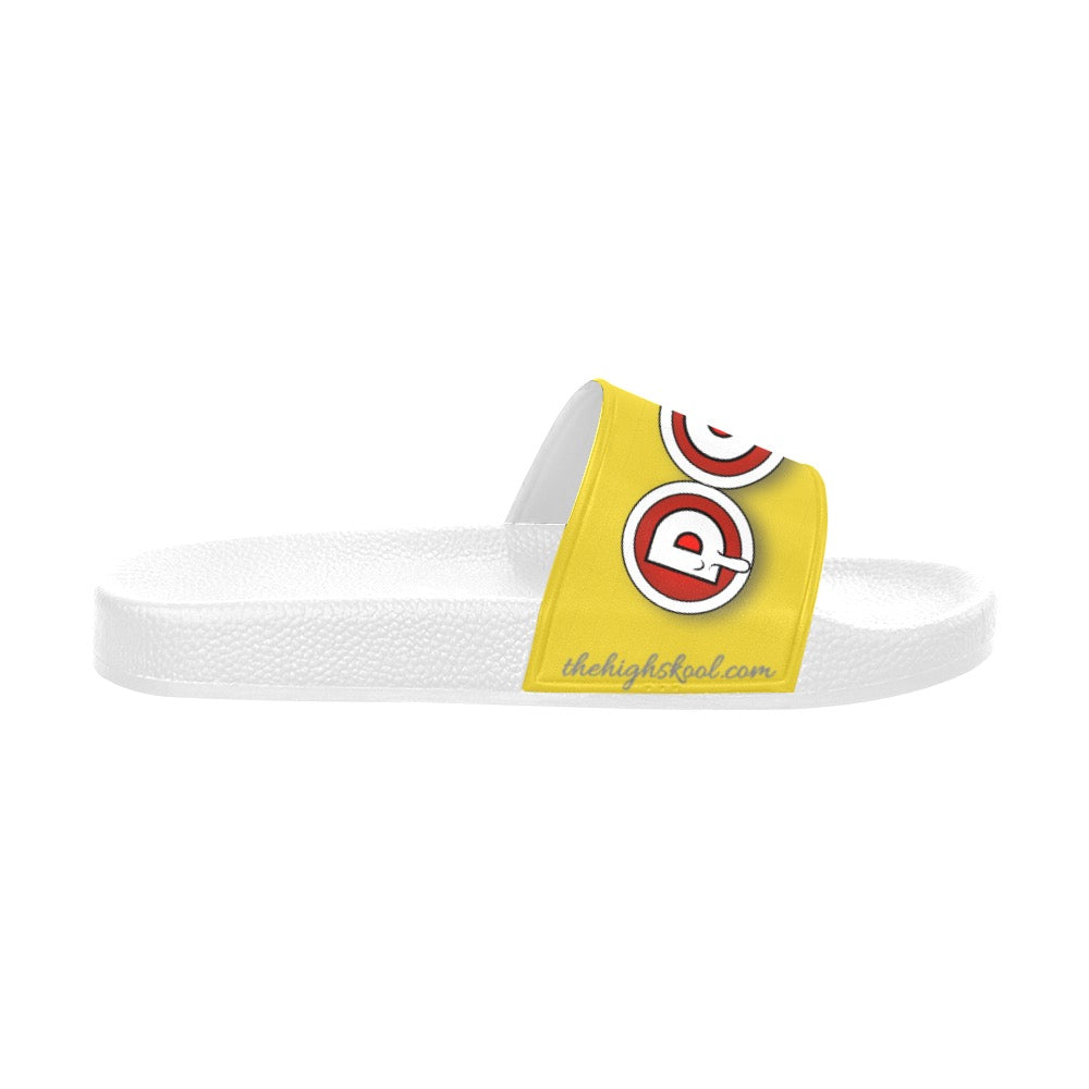 Yellow DOTZ Women's Slide Sandals