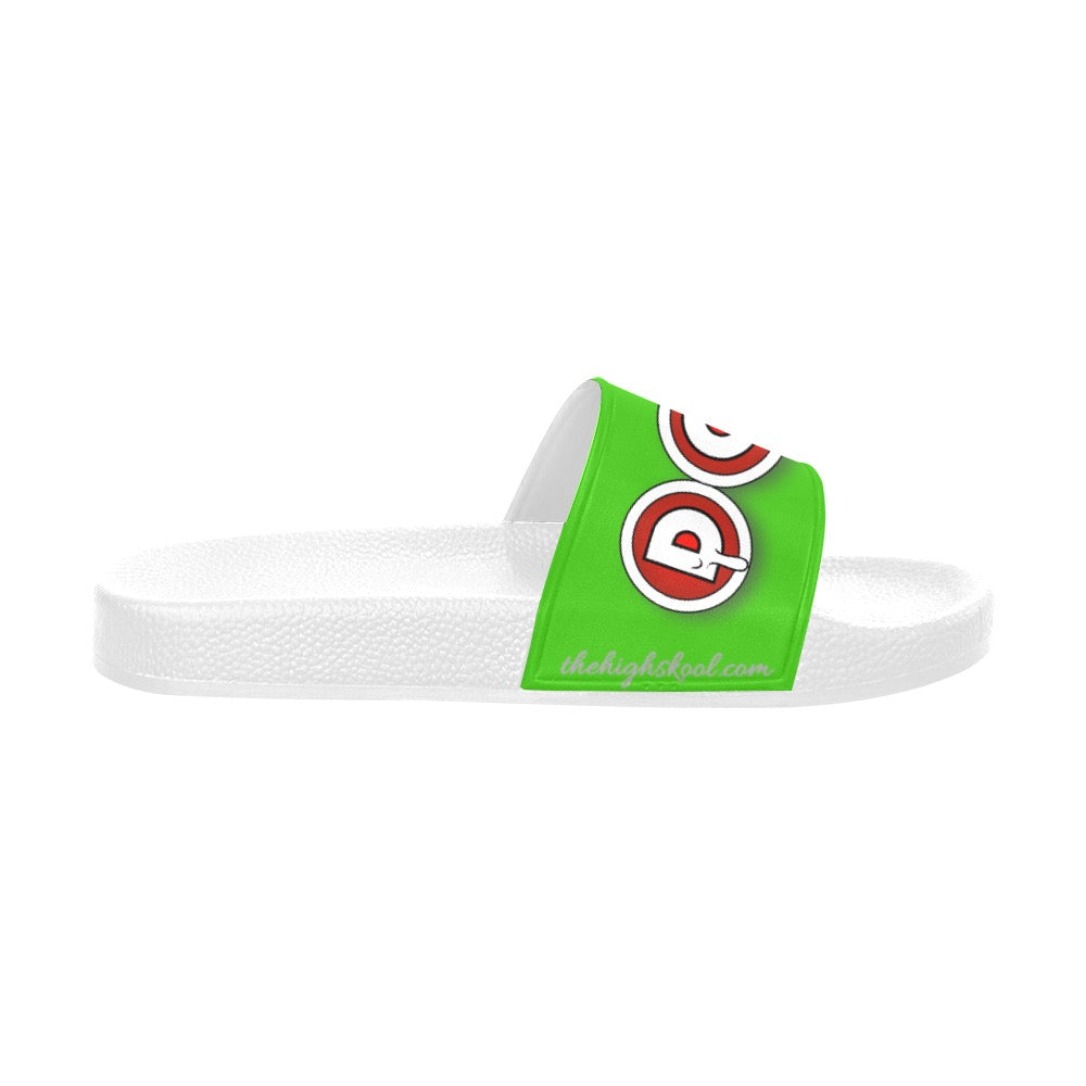 Green DOTZ Women's Slide Sandals