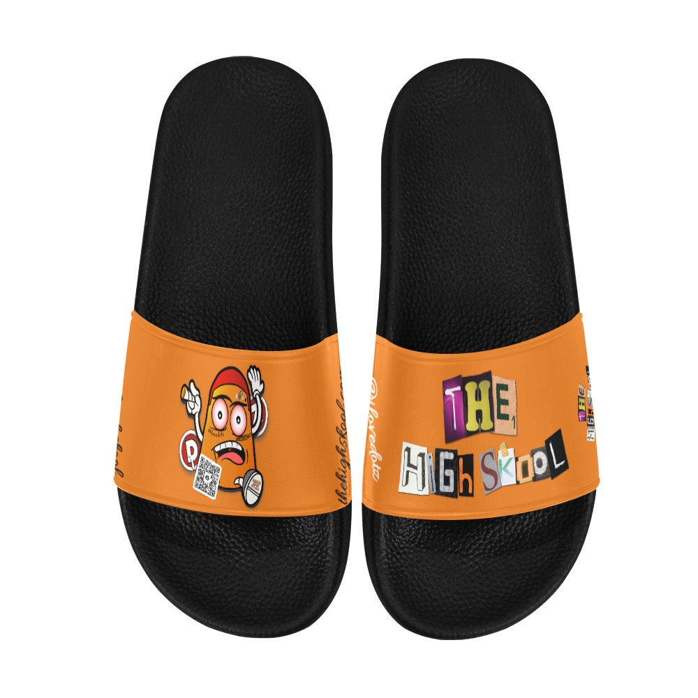 Orange DOTZ Men's Slide Sandals