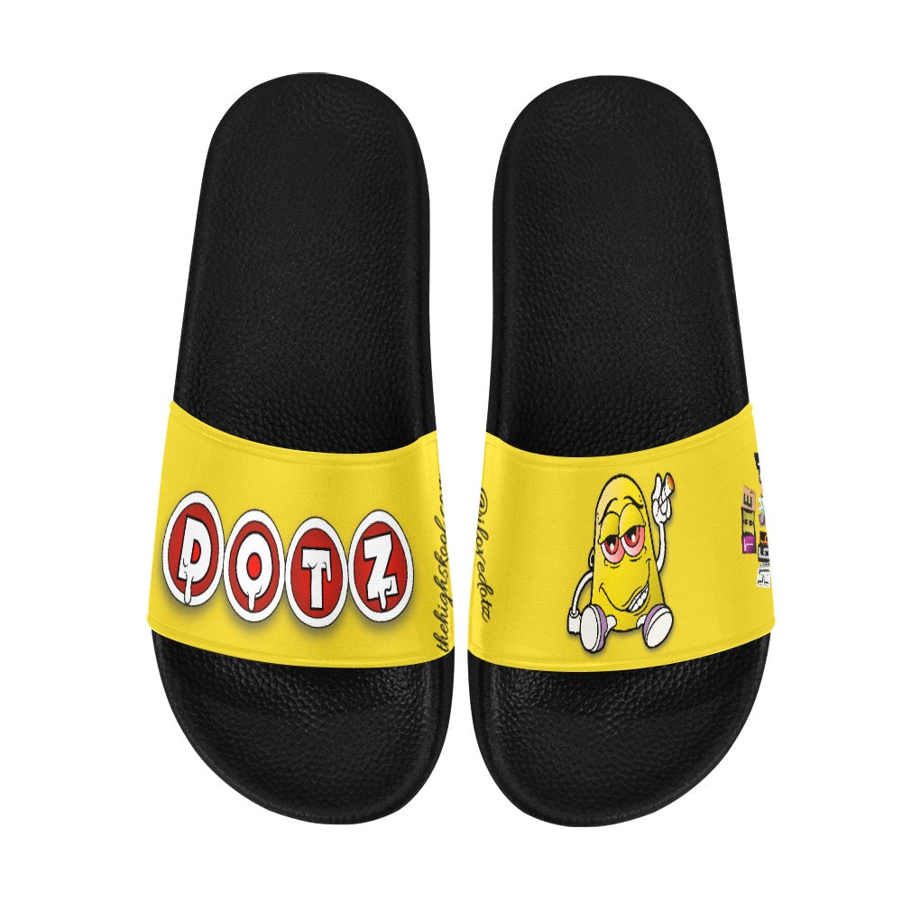 Yellow DOTZ Men's Slide Sandals