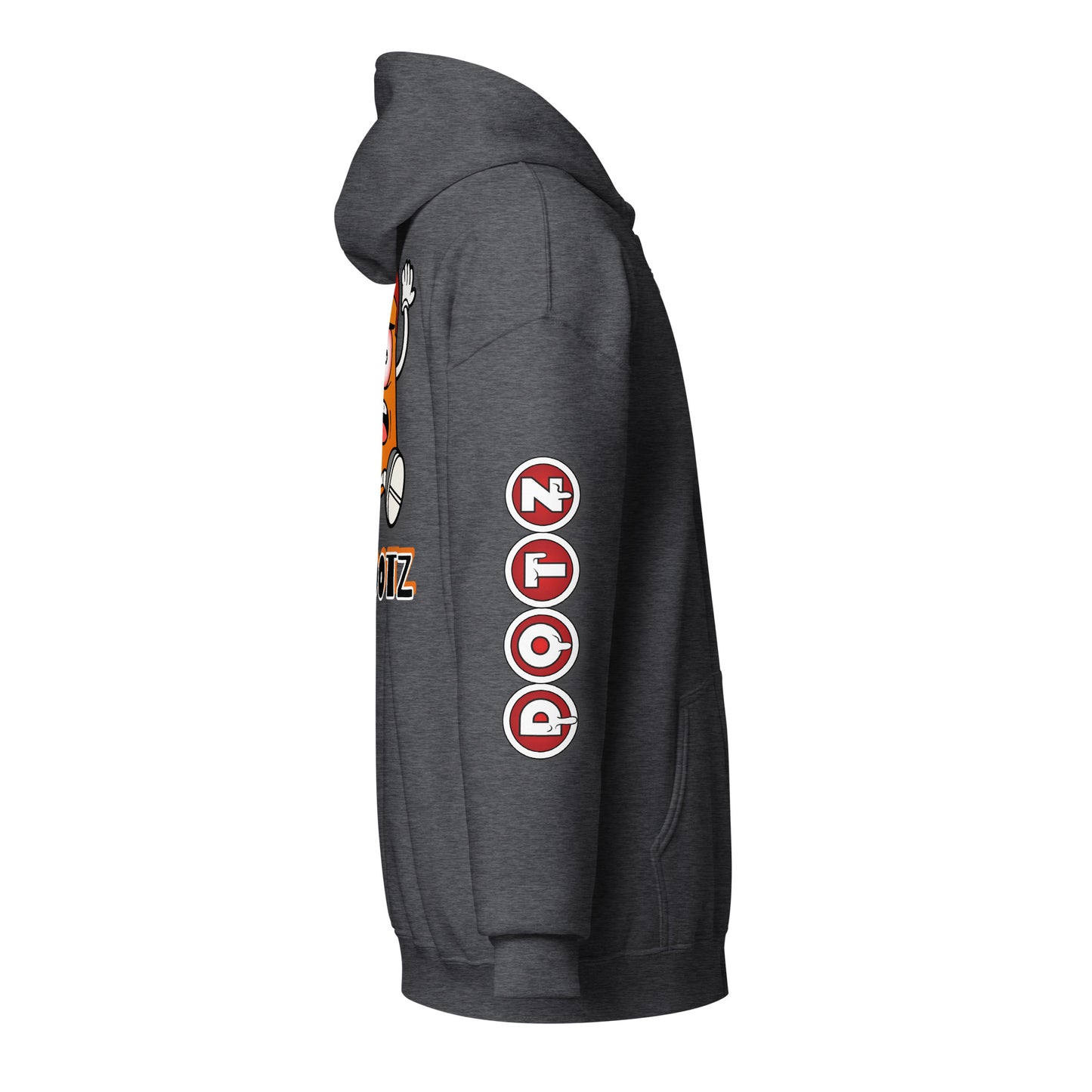 Orange DOTZ Unisex heavy blend zip hoodie