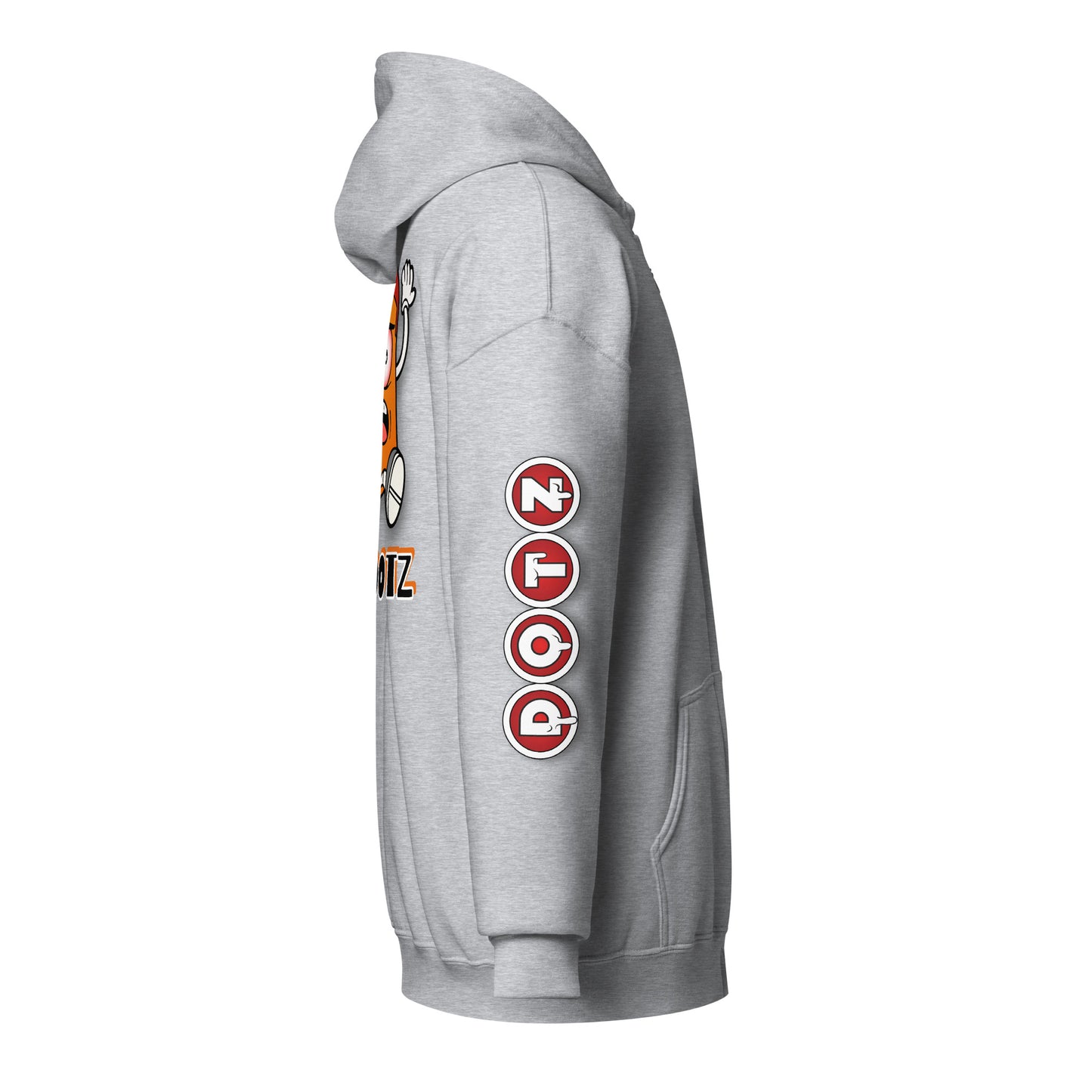 Orange DOTZ Unisex heavy blend zip hoodie