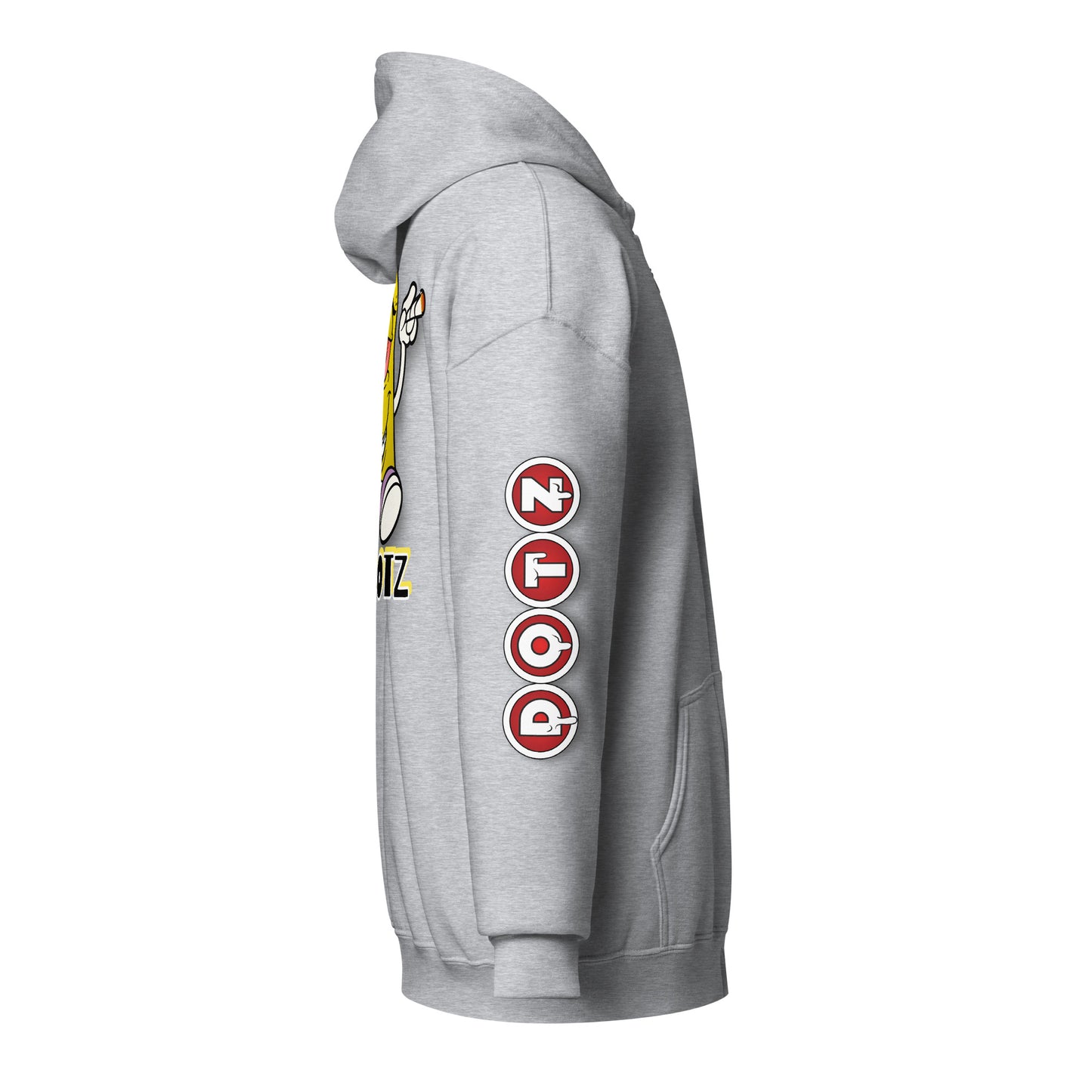 Yellow DOTZ Unisex heavy blend zip hoodie