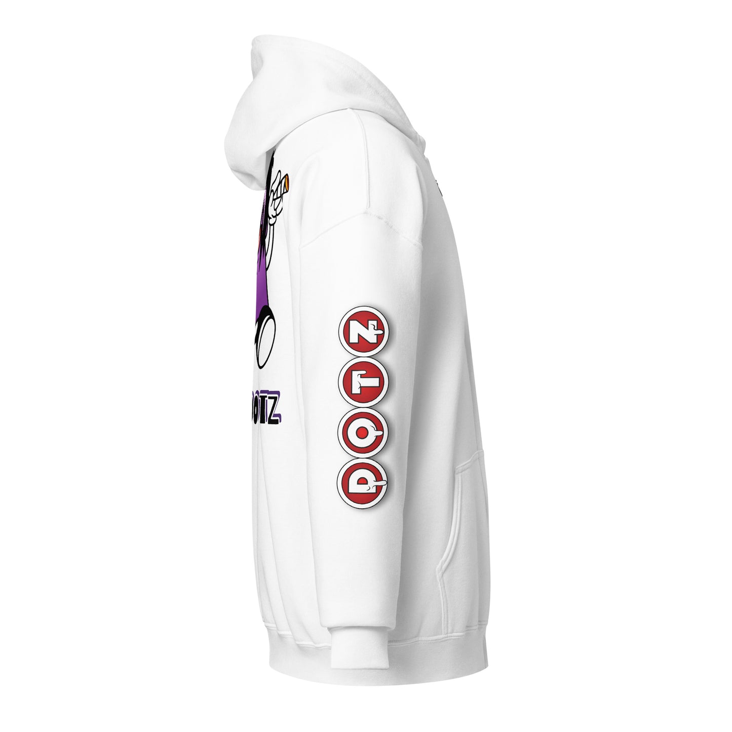 Purple DOTZ Unisex heavy blend zip hoodie