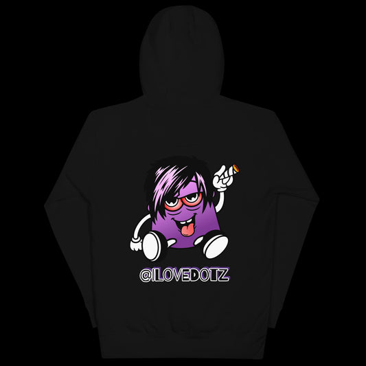 Purple DOTZ (EMBR) Unisex Hoodie