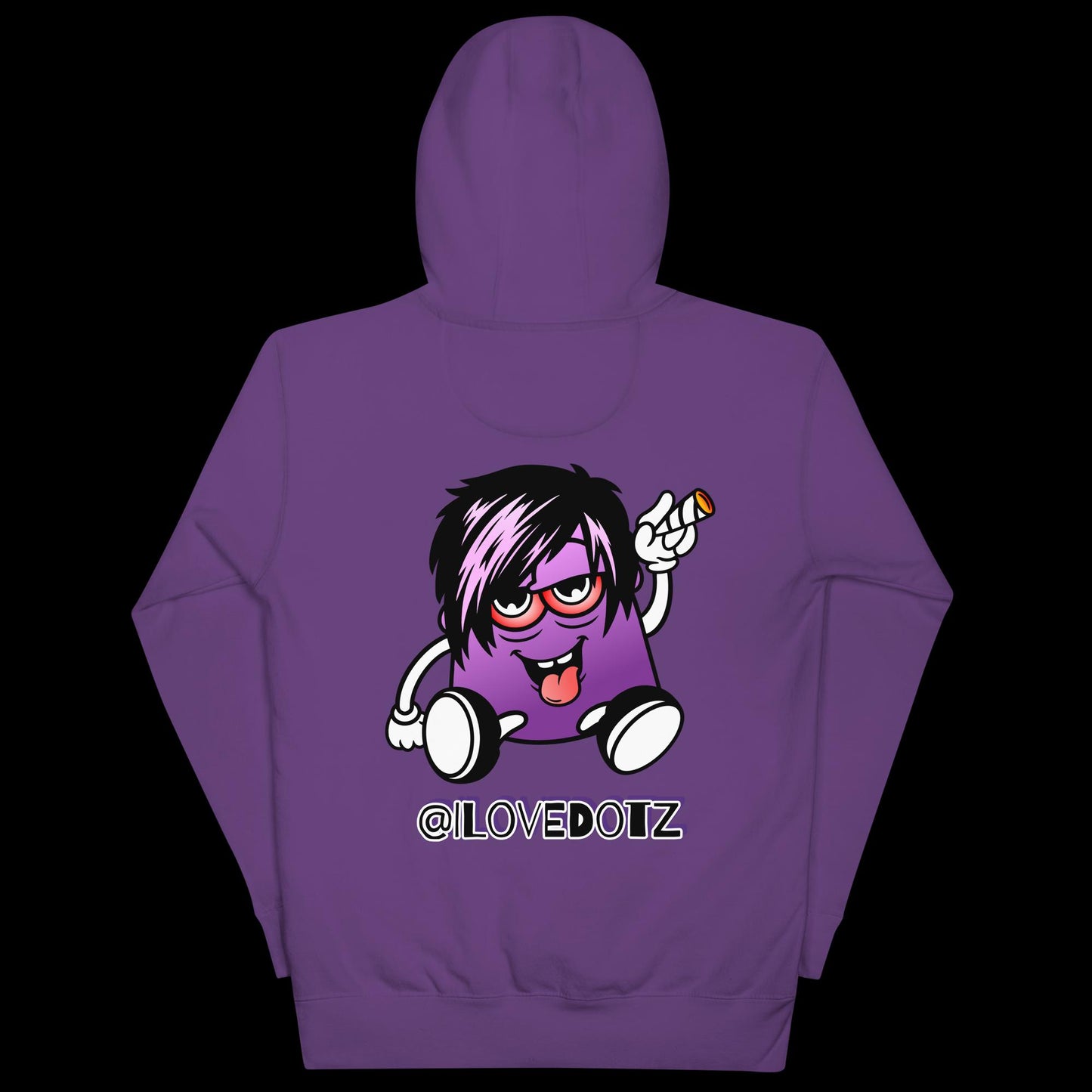 Purple DOTZ (EMBR) Unisex Hoodie