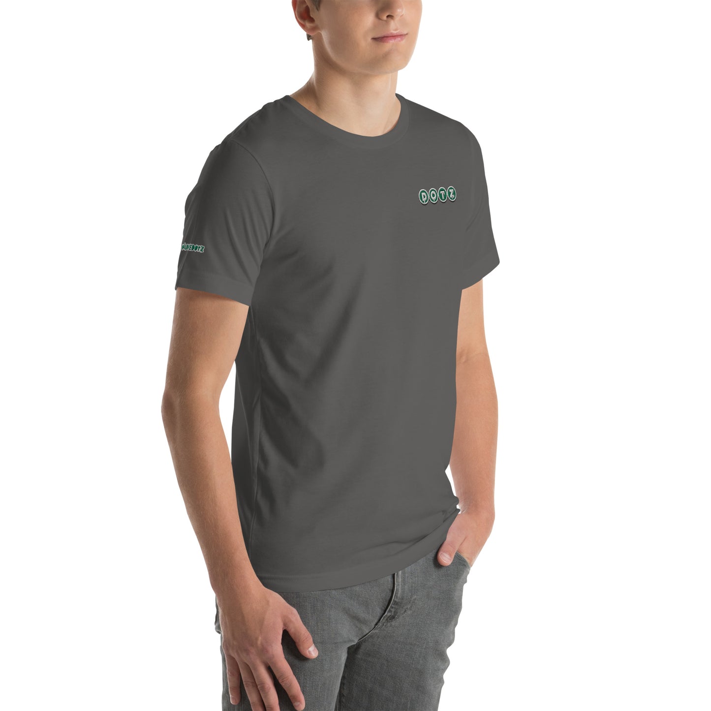 Green DOTZ (EMBR) Unisex t-shirt