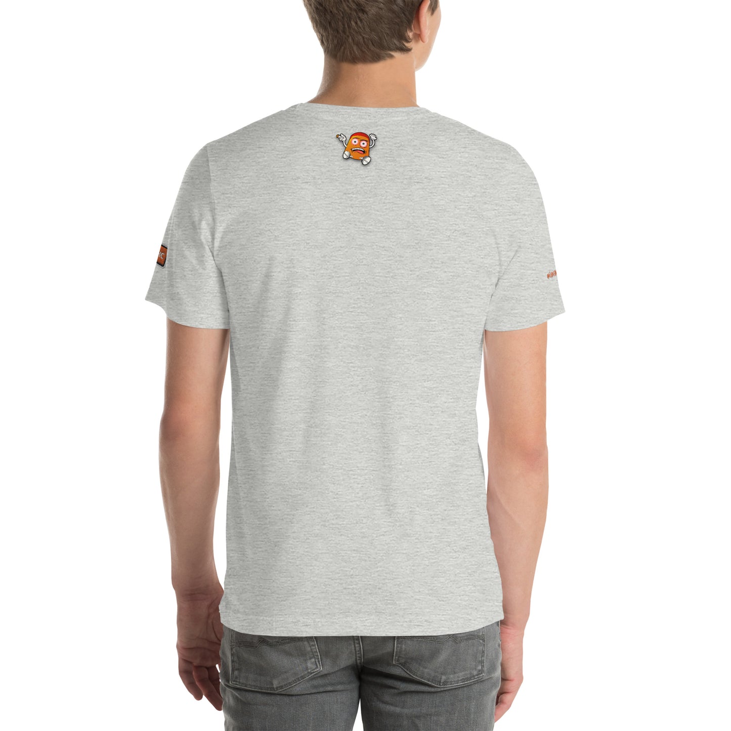 Orange DOTZ (EMBR) Unisex t-shirt