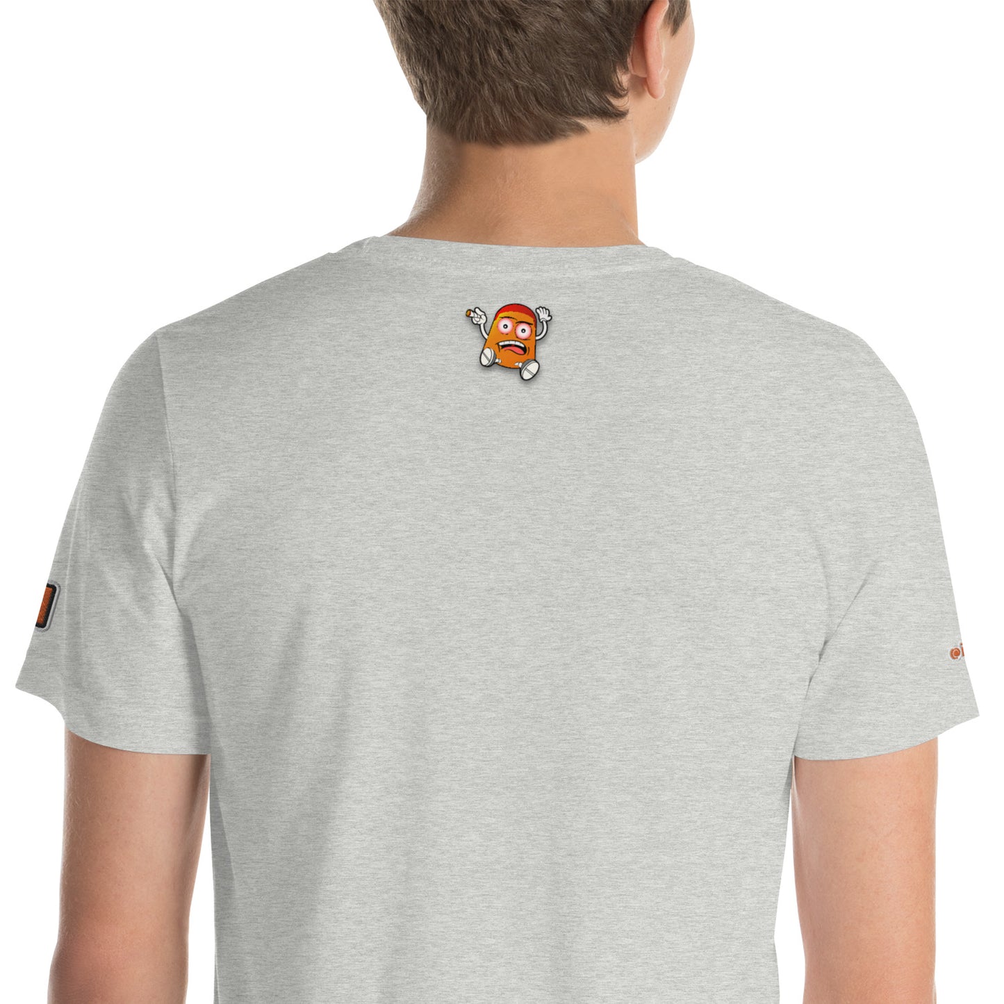 Orange DOTZ (EMBR) Unisex t-shirt