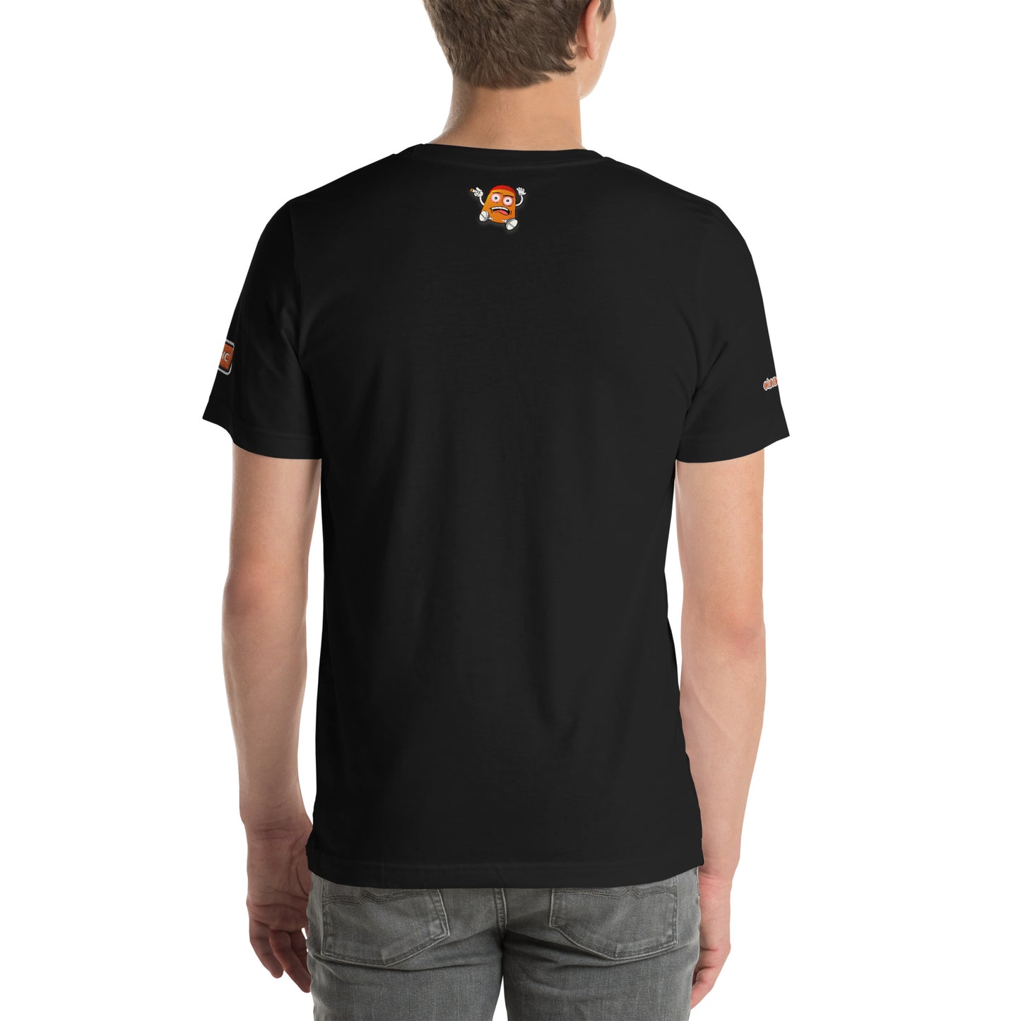 Orange DOTZ (EMBR) Unisex t-shirt