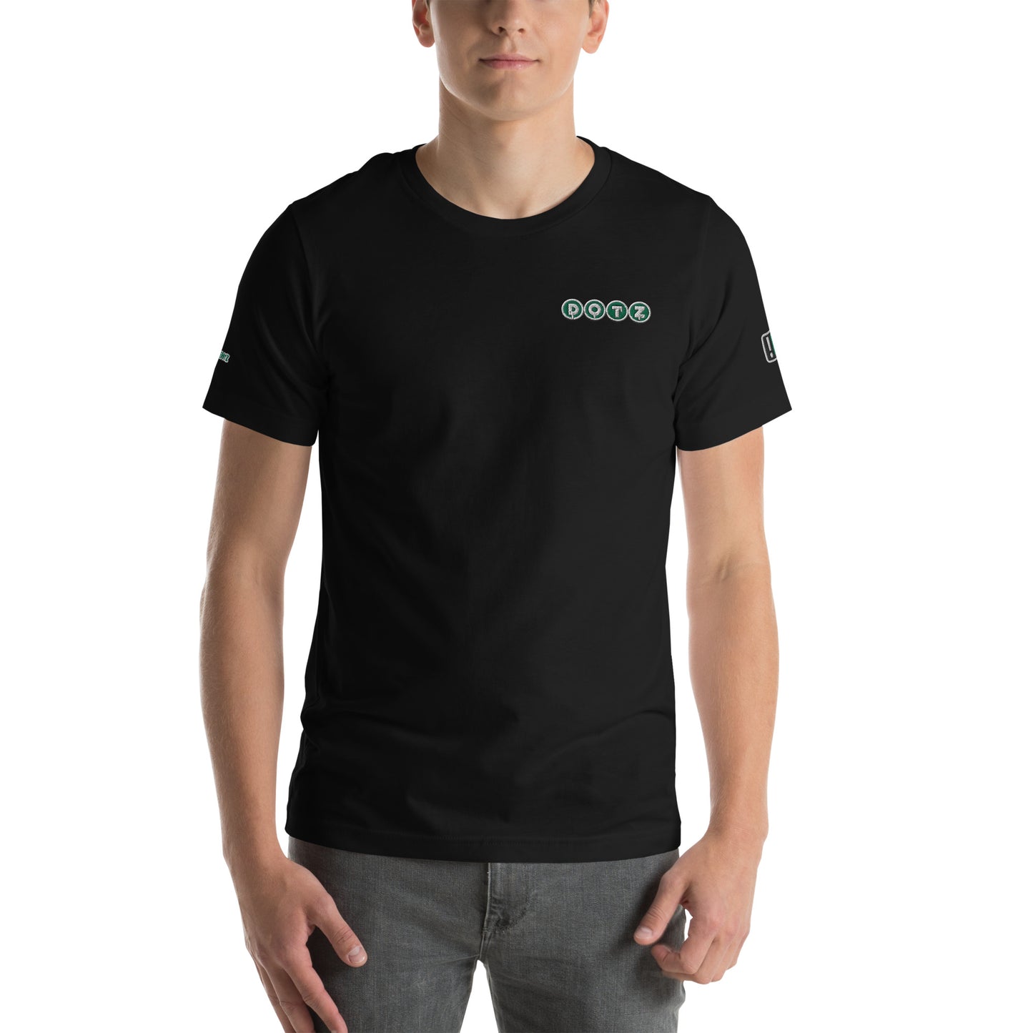 Green DOTZ (EMBR) Unisex t-shirt