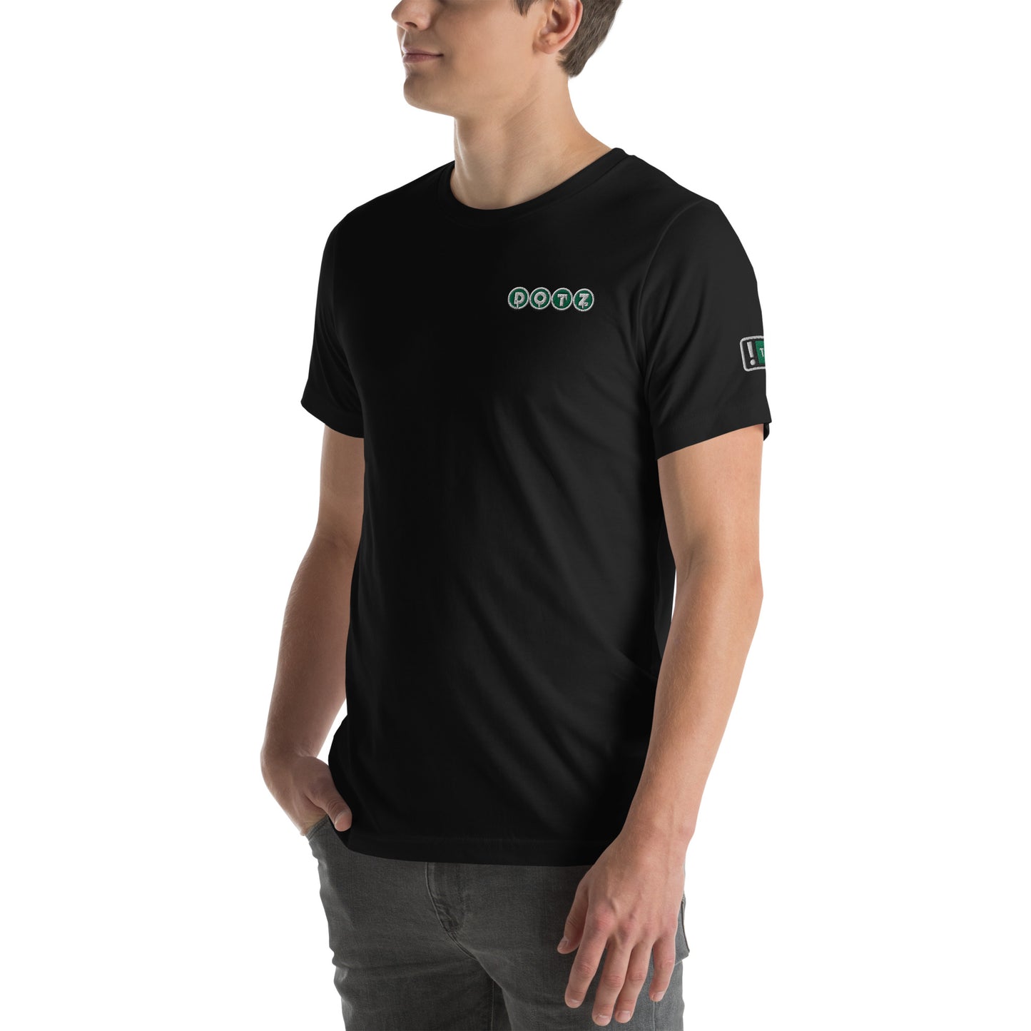 Green DOTZ (EMBR) Unisex t-shirt