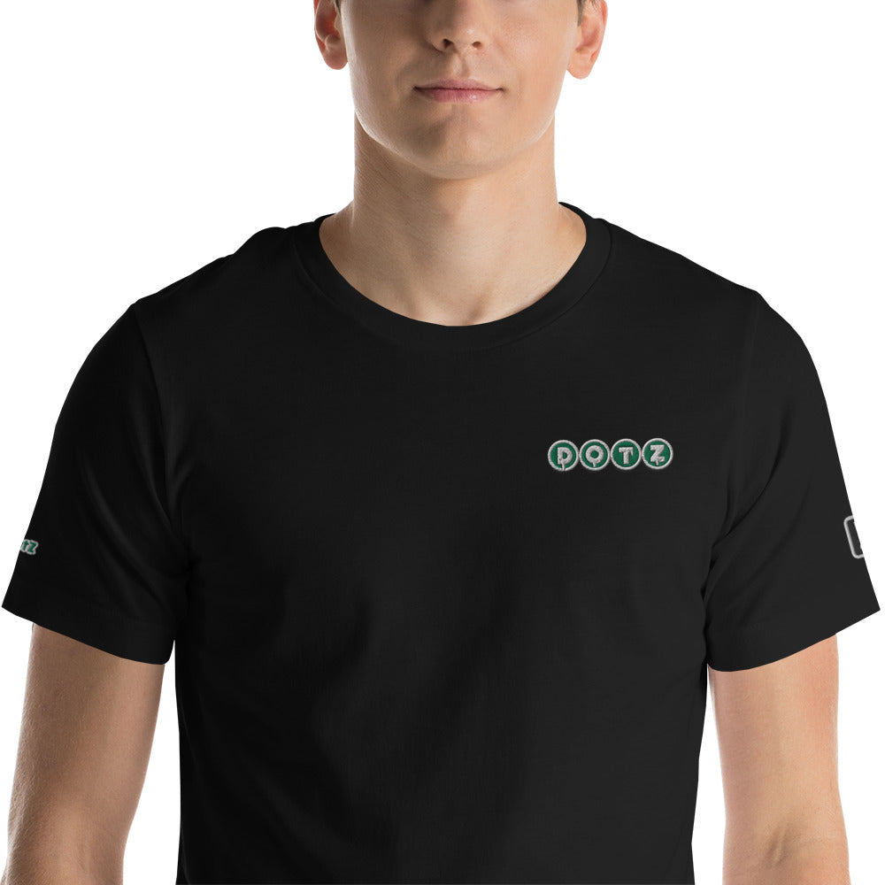 Green DOTZ (EMBR) Unisex t-shirt