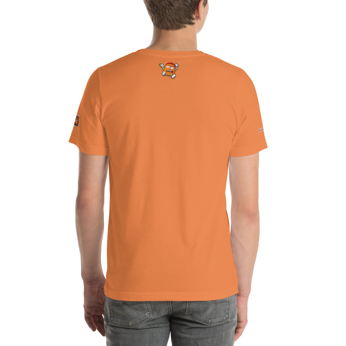 Orange DOTZ (EMBR) Unisex t-shirt