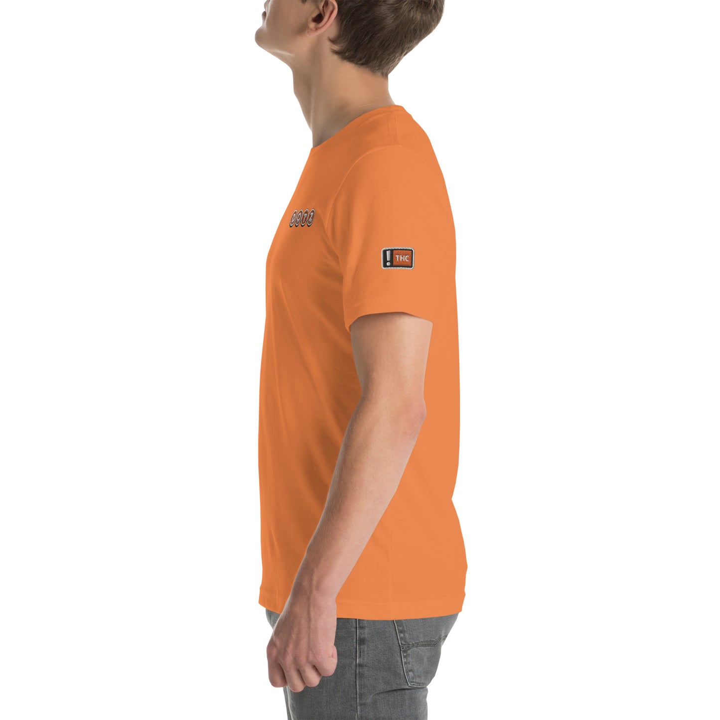 Orange DOTZ (EMBR) Unisex t-shirt