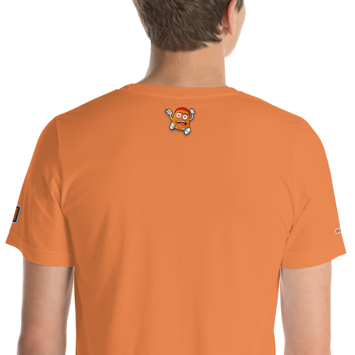 Orange DOTZ (EMBR) Unisex t-shirt