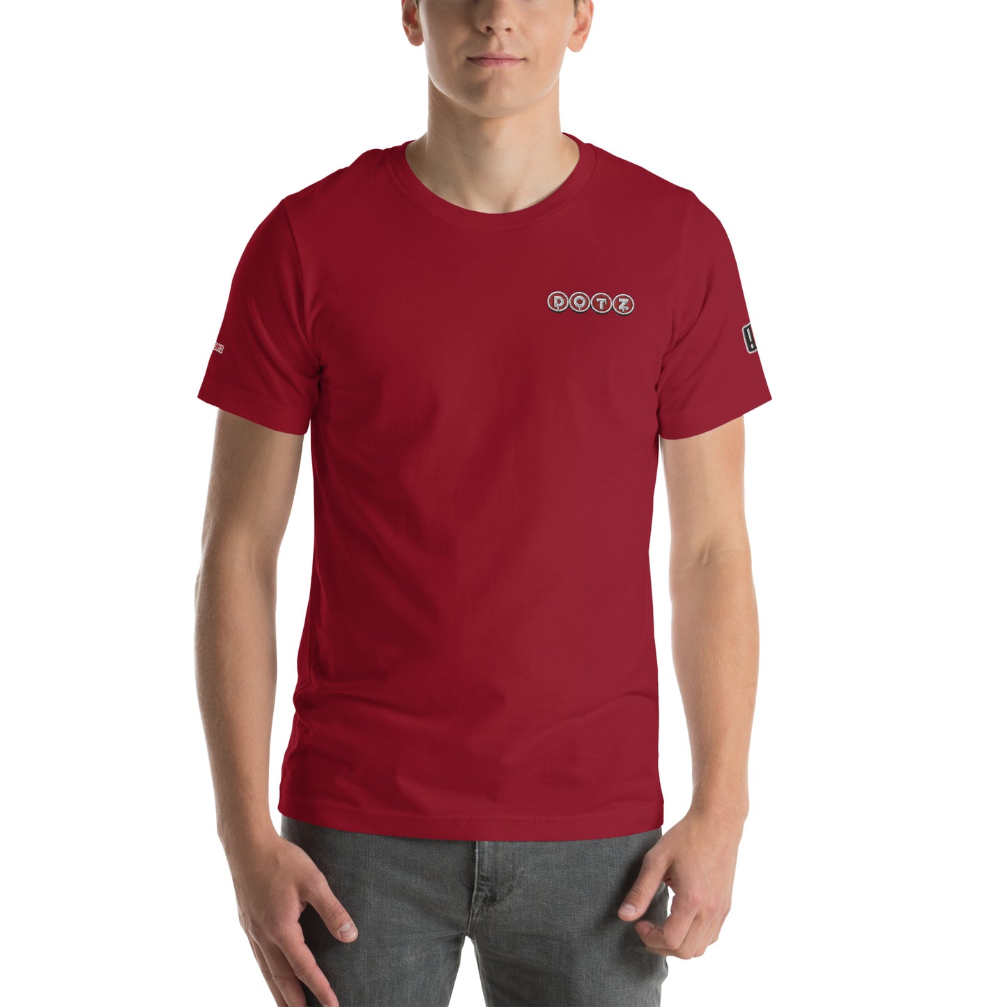 Red DOTZ (EMBR) Unisex t-shirt