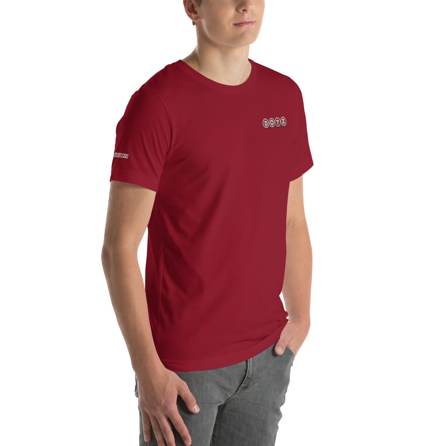 Red DOTZ (EMBR) Unisex t-shirt