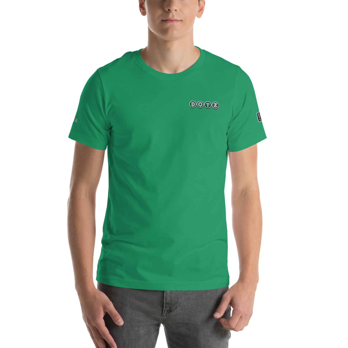 Green DOTZ (EMBR) Unisex t-shirt