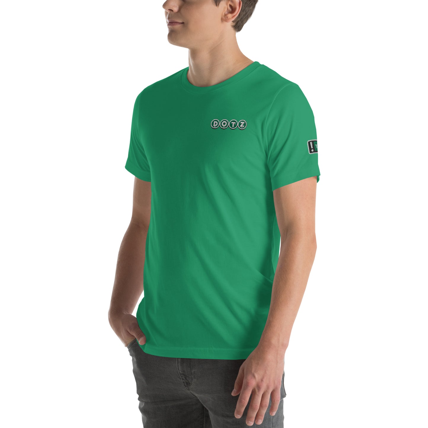 Green DOTZ (EMBR) Unisex t-shirt