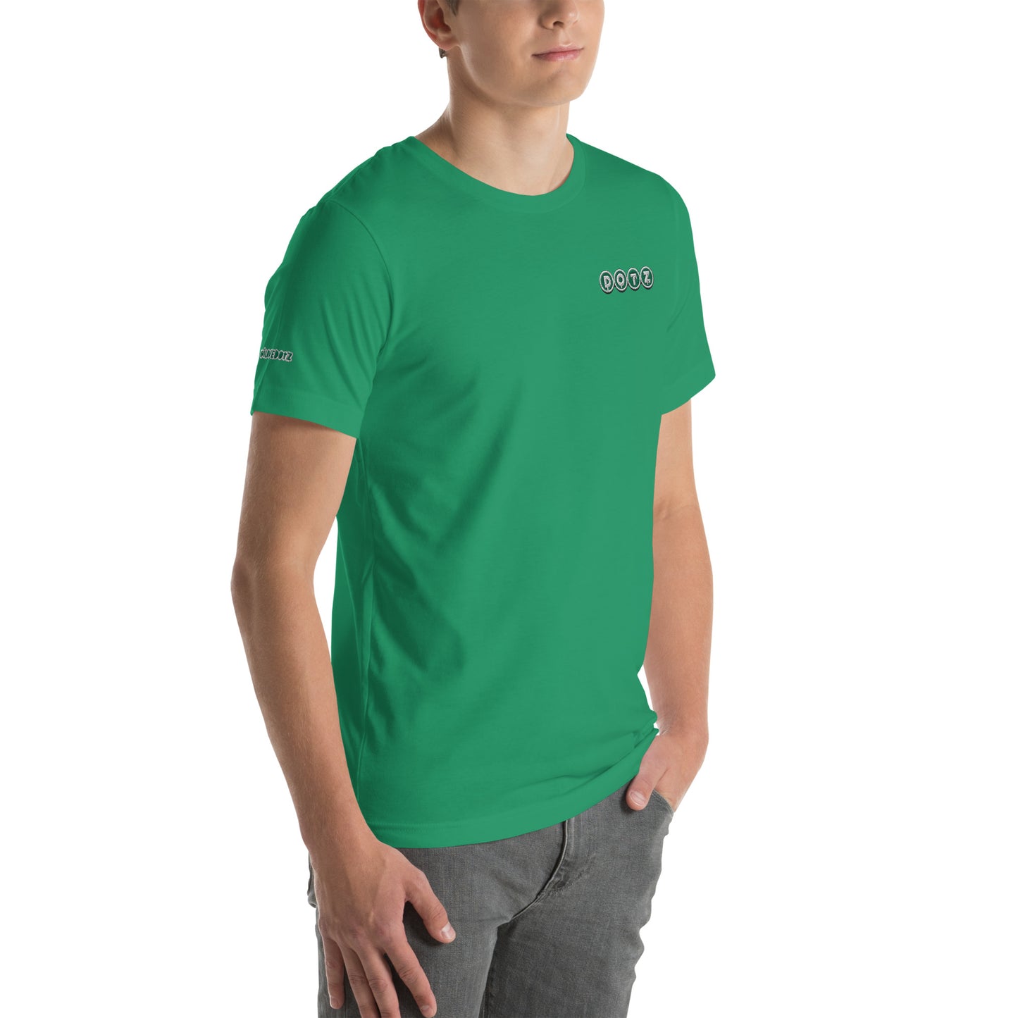 Green DOTZ (EMBR) Unisex t-shirt