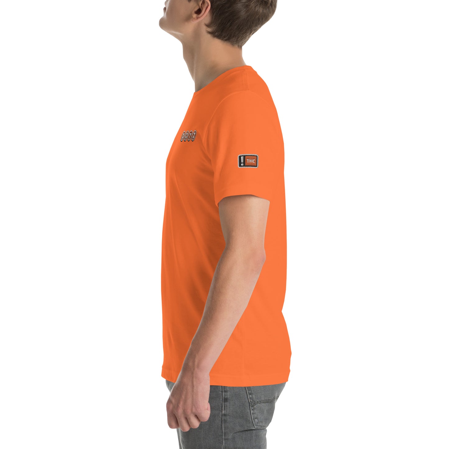 Orange DOTZ (EMBR) Unisex t-shirt