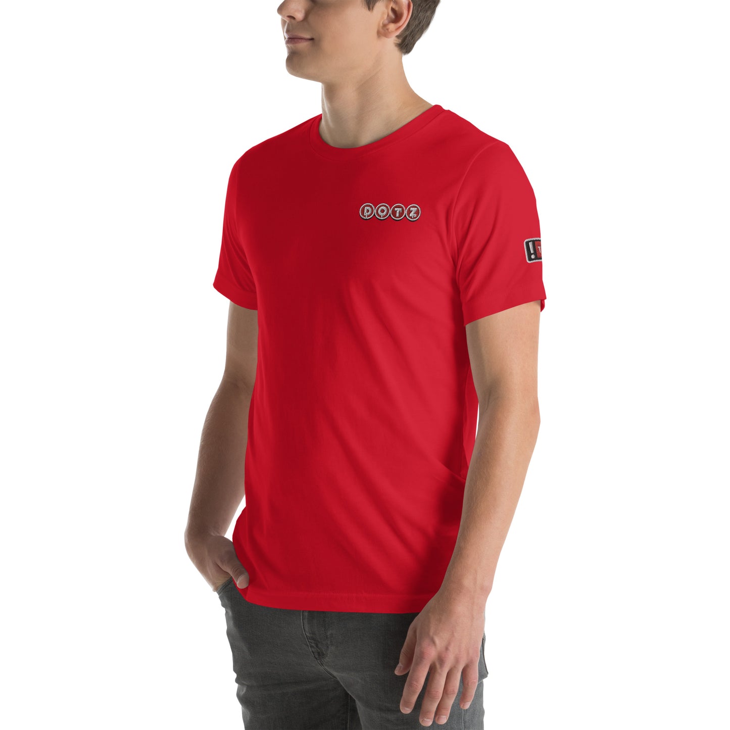 Red DOTZ (EMBR) Unisex t-shirt