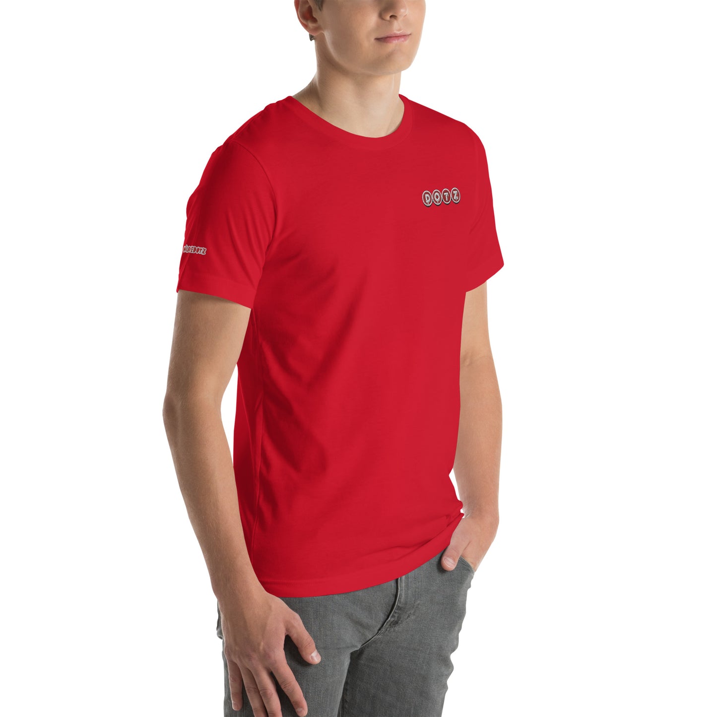 Red DOTZ (EMBR) Unisex t-shirt