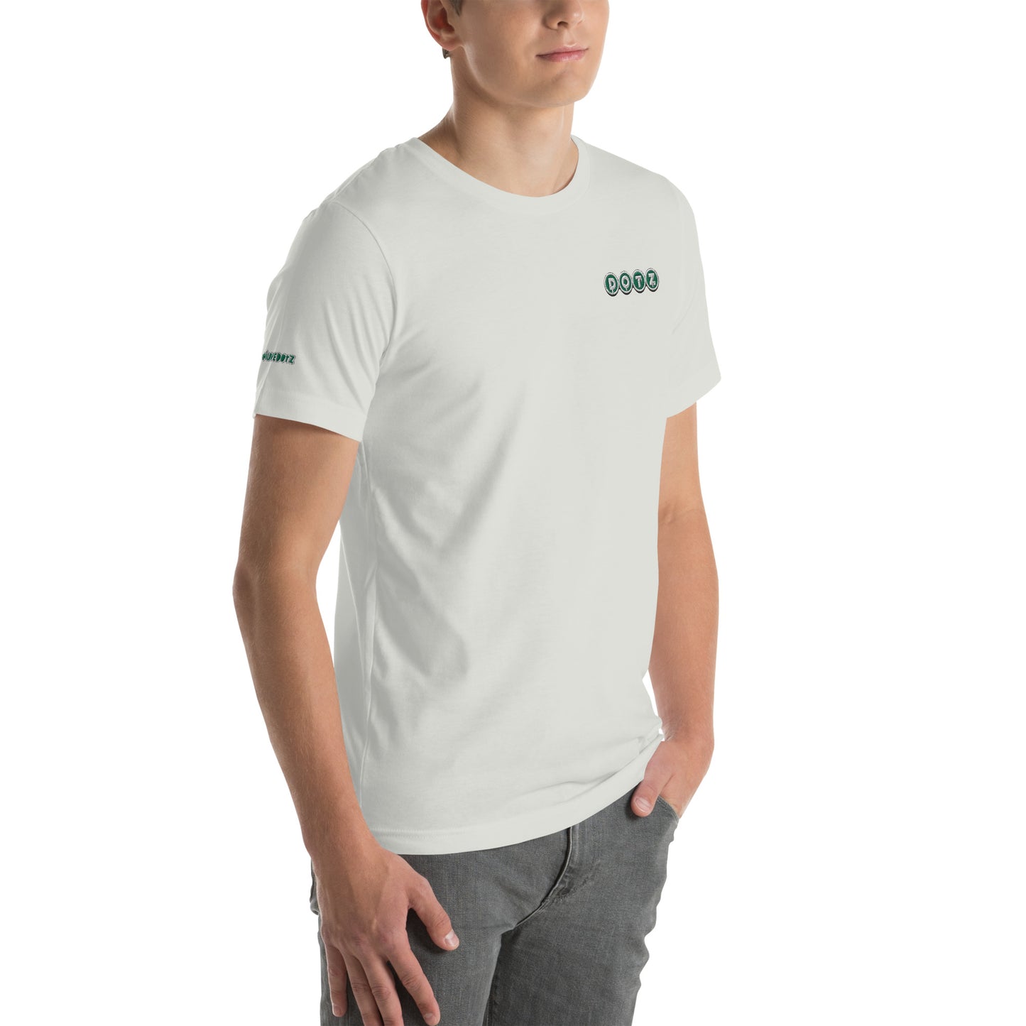 Green DOTZ (EMBR) Unisex t-shirt