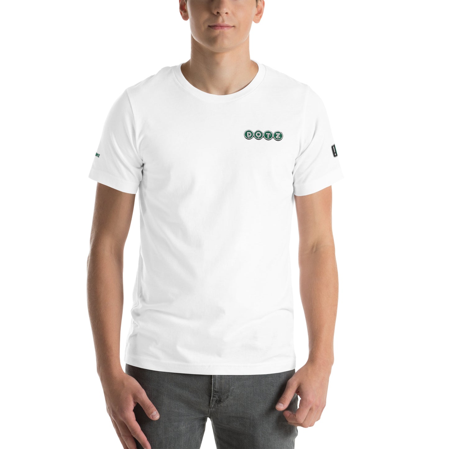 Green DOTZ (EMBR) Unisex t-shirt