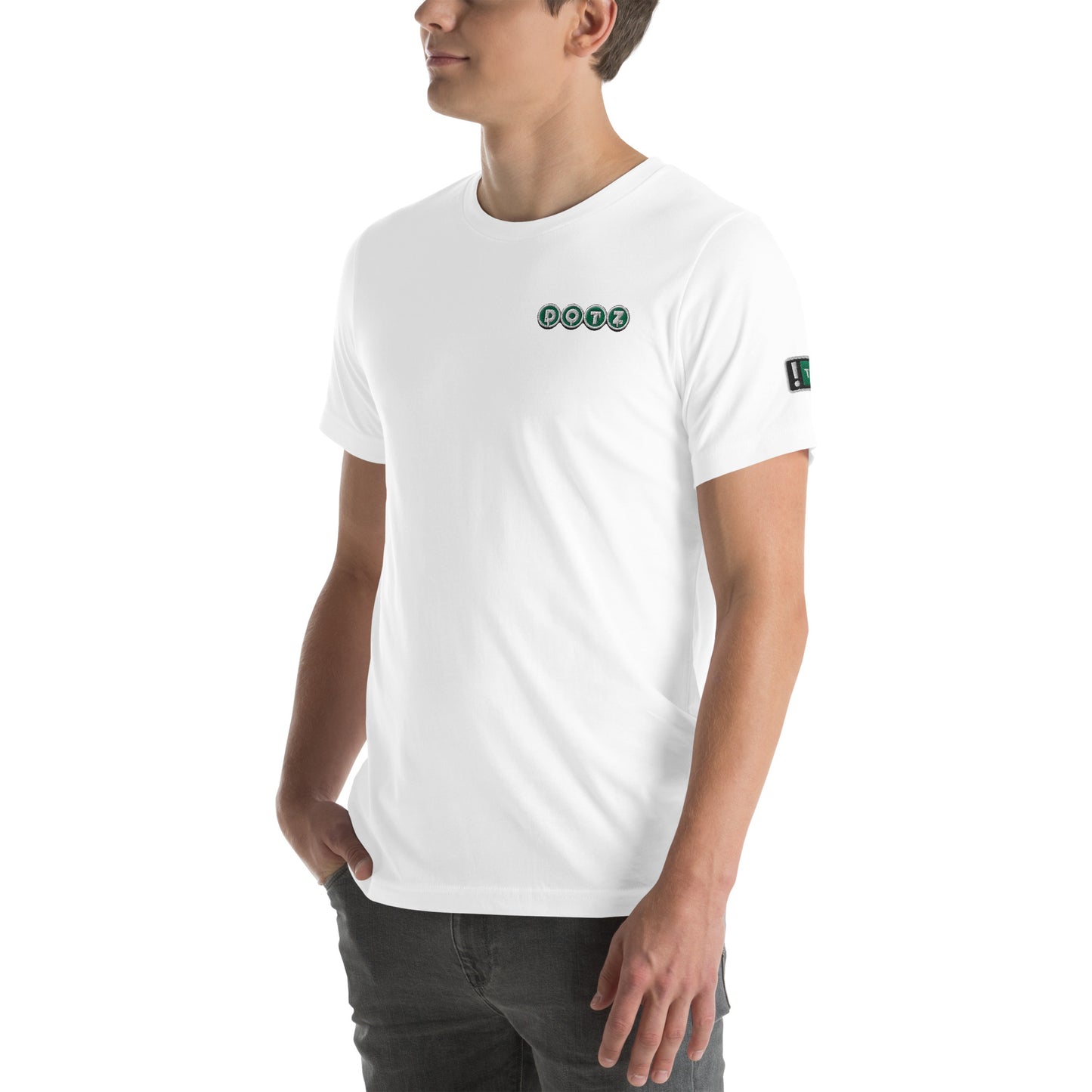 Green DOTZ (EMBR) Unisex t-shirt