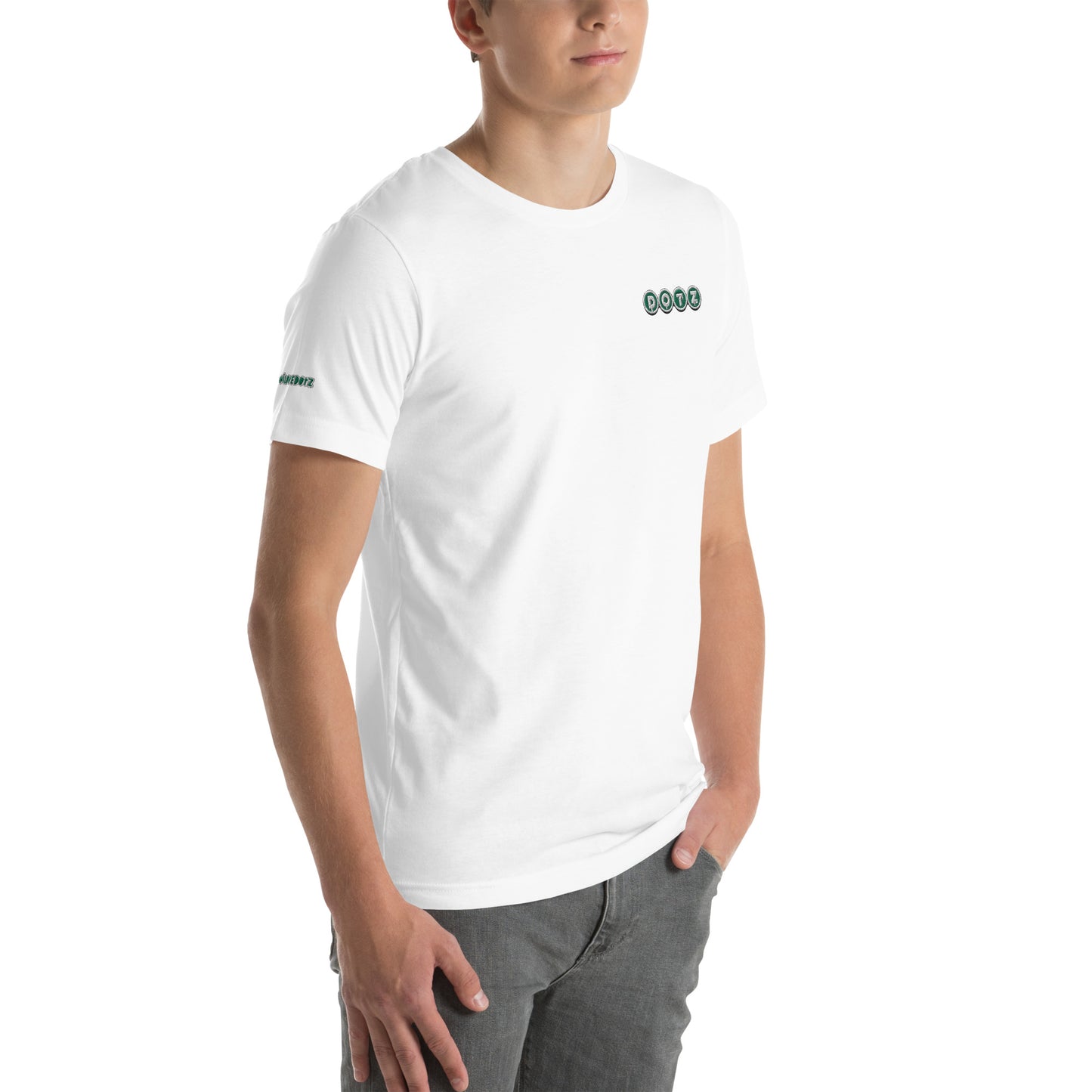 Green DOTZ (EMBR) Unisex t-shirt