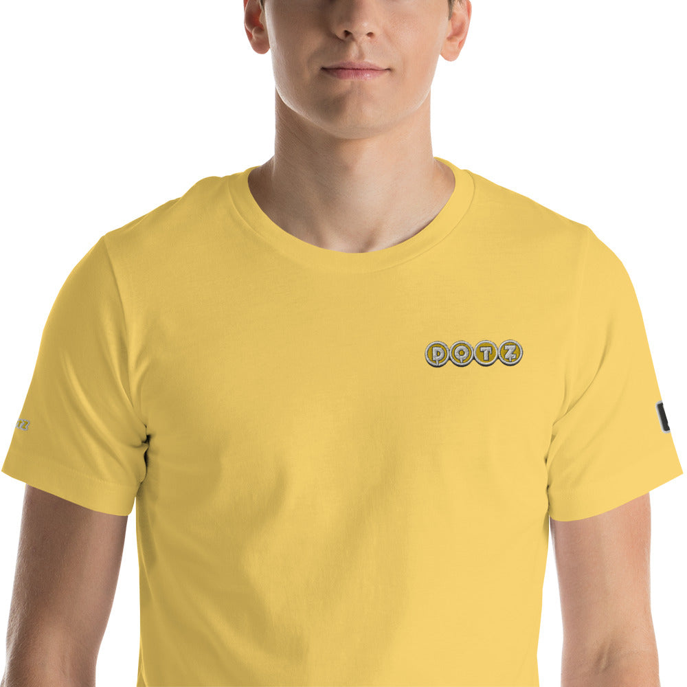 Yellow DOTZ (EMBR) Unisex t-shirt